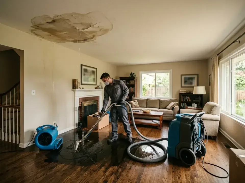 attic-pipe-burst-ceiling-drip-008 — frequently asked questions, Water Damage Restoration & Carpet Care in Park View, IA